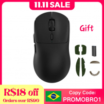 Kysona M600 V2 Black PAW3395 Wireless Gaming Esports Mouse 55g 26000DPI 6 Buttons Optical PAM3395 Computer Mice For Laptop PC