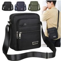 Borsa a tracolla in nylon da uomo Business Leisure Borsa portatile di grande capacità Borse a tracolla da uomo estive multistrato impermeabili