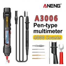 ANENG A3006 Multimetr cyfrowy typu piórkowego 4000 zliczeń Miernik napięcia AC/DC Test końcówki Zero Fire Line Precyzyjne narzędzia elektryczne