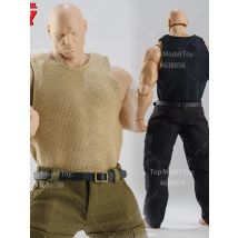 1/12 Scale Tight Vest Cargo Pants Clothes Model Fit For 6'' or 7'' Strong Muscular Body Male Soldier Action Figure Dolls