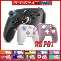 ANBERNIC RG P01 Bluetooth 5.3/Kabelgebundenes/2,4G Wireless Gamepad, kompatibel mit Switch/PC/Steam/Android/IOS mit Hall-Effekt-Joystick