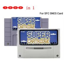 SUPER EVERDRIVEN 4000 in 1 Spielekassette V1 Flash-Karte für SNES Super Famicom 16-Bit US/EU/JP Version Videospielkonsole
