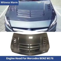 Przednia maska silnika z włókna węglowego do Mercedes-Benz A Class W176 A45 AMG A180 A260 2013-2018