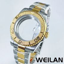 40MM NH34 NH35 NH36 NH38 NH39 NH70 ETA2824 PT5000 Movement SilverGold Watch GMT SUB Case Ceramic Bezel Sapphire
