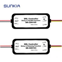 SK-CD0103 SK-CD0105 Kontroler świateł do jazdy dziennej DRL Wiązka przekaźników 12-18V Kontroler świateł przeciwmgielnych Automatyczny samochodowy ściemniacz LED Włączanie/wyłączanie