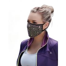 Unisex Fashion Shining Rhinestone Decoration Elastic Mask Jewellery Dance Party Cosplay Night Club Crystal Masks Face Jewelry