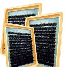80D/100DThick Wimpern Wimpernverlängerung Kit Verlängerung 10-20mm 5D Fluffy Lash Cluster Einzelne Wimpern DIY Wimpernverlängerung