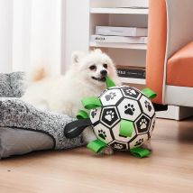 Hundespielzeug, Fußball mit Riemen, interaktives Hundespielzeug für Schlepper des Krieges, Welpen-Haustierspielzeug für große Hunde, Chihuahua-Hundezubehör