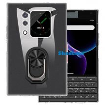 Luxuriöser, stoßfester Ringhalter für Unihertz Titan 2, weiche Silikon-TPU-Schutzhülle