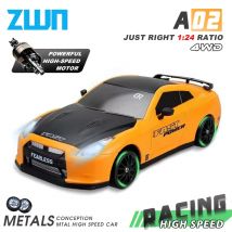 Samochód RC 2.4G z oświetleniem LED 4WD zdalnie sterowany samochody do driftu profesjonalne zabawki wyścigowe model GTR AE86 dla dzieci prezenty świąteczne