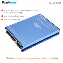 4CH AHD mobile dvr überwachung für lkw auto Bus Fahrzeug Mobile SDVR004 Pro 4 kanal Sd-karte video recorder für AHD kamera
