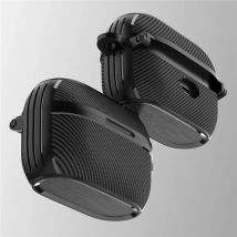 Custodia per Jabra Elite Active 75T Armatura di lusso in fibra di carbonio Elite 7 Pro Protezione con moschettone per Jabra Elite 7 Active Cover