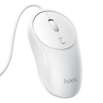 Hoco Silent USB Wired Mouse For Home Office 1000/1600DPI Corded Ergonomic Computer Mouse For Laptop Desktop Computer PC Notebook