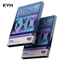 KVM Tattoo Transfer Paper 100 Sheets A4 Size Thermal Copier Template Paper for Thermal Copier Template Paper for Tattoo Supplies