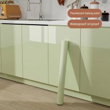 Perl glanz Back farbe selbst klebend wasserdicht PVC Tapete Möbel Küchen schränke Tür öl beständig dicke Aufkleber Muebles