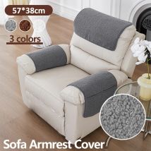 3-teiliger Sofa-Kopfstützen bezug 57x38cm weicher, verschleiß fester Kopfstützen schutz aus Polyester