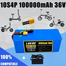 10S4P Scooter Elettrico 100000mAh 36v Batteria Al Litio 18650 Batteria 36V 100Ah Scooter Elettrico Scooter Elettrico Batteria 36v