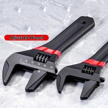 1 pz 6/8 "chiave regolabile con manico corto chiave da bagno aperta di grandi dimensioni mini piccola tavola manico corto regolabile di grande diametro