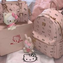 Sanrio cartoon character Hellokitty small backpack new niche college student commuting versatile high-end cute bag new wholesale