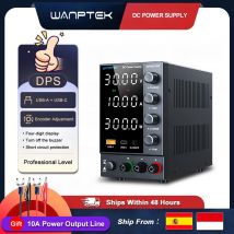 Wanptek Alimentatore CC da laboratorio regolabile 30V 5A 30V 10A 60V 5A 120V 3A Regolazione encoder Alimentatore da laboratorio da banco