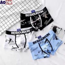 Dünne Elastische Bund Jugend Boxer Panty Brief Drucken Männer Boxer Shorts Lose männer Unterwäsche Baumwolle Männliche Boxer Unterhose