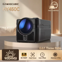 Proiettore Magcubic 900ANSI HY450C 8K 4K Nativo 1080P Ultra Corto Raggio Allwinner H726 Auto Offset BT5.4 WIFI6 Assistente Vocale