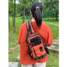 Outdoor Tactical Chest Bag, Multifunctional Large Capacity Sports Backpack, Shoulder Bag for Hiking Cycling, Sports & Outdoor