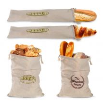 Leinen-Brotbeutel, wiederverwendbar, mit Kordelzug, für Laib, selbstgemachte, handwerkliche Brot-Aufbewahrungstasche, Leinen-Brotbeutel für Baguette