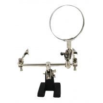 3 In 1 Lupe Hilfs Clip Lupe Löten Lötkolben Ständer Halter Bahnhof Reparatur Werkzeug