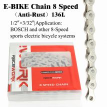 RACEWORK E-Bike Chain 8 9 10 11 12 velocità 136 maglie catena antiruggine bicicletta sportiva elettrica eBike catene originali