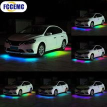 Symphony LED Car Underglow Light Strip Retroilluminazione 12V RGB APP Controllo vocale remoto Atmosfera decorativa automatica Lampada al neon sotto il corpo