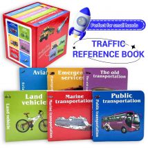 Eine Schachtel mit sechs Manga-Anime-Büchern Alphabet-Karteikarten für Kleinkinder lehren Kleinkind, Lernspiel zeug für Geschenks pielzeug im Vorschul alter zu lernen