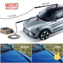 WOYO Asta di prolunga PDR con PDR007 per strumenti di riparazione ammaccature per carrozzeria in ferro/acciaio, kit PDR per la rimozione automatica di ammaccature professionali