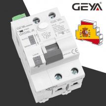 GEYA GRD9L-R RCCB Dispositivo de cierre automático Disyuntor 2P 40A 30mA 100mA 300mA RCD Disyuntor inteligente tipo CA