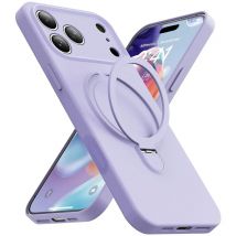 Flüssigsilikon-Magnetringhalter-Hülle für Magsafe IPhone 17 Air 16 15 14 13 12 Pro Max Plus 17Pro Mag Safe Stand Phone Cover