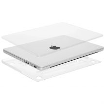 Hülle für MacBook Pro 14 Zoll Hülle 2024 2023 M4 M3 A2918 A2992 M2 A2779 M1 A2442 Pro/Max, Hardshell Casef (2024-2021)CrystalClear,