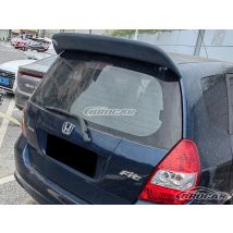 For 2001--2007 HONDA FIT JAZZ GD3 GD1 Hatchback SPOON style High Quality Real Carbon Fiber Roof Spoiler Trunk Boot Wing Spoiler
