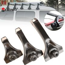 Portaequipajes Universal para coche, soporte de barra transversal para montaje en canalones, con Clip para canalón, soportes tipo canalón, 1 Uds.