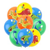 10PCS 12 zoll Karton Dinosaurier Luftballons Bunte Latex Ballon set für Kind Geschenke Baby jungen Dinosaurier Geburtstag party Dekoration