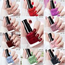 Smalto per unghie a base d'acqua da 8 ml 48 colori A lunga durata Asciugatura rapida Non è necessaria una lampada per curare Forniture per unghie Vernis per unghie Manicure