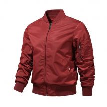 Einfarbige Bomber jacke Männer Mode Flieger Baseball jacke neu in Oberbekleidung Frühling Herbst Ropa Hombre Jacken für Männer S-5XL