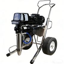 Spruzzatore di vernice airless professionale 8.5L 4000W Macchina per verniciatura a spruzzo per gesso per mastice resistente con pompa a pistone lungo