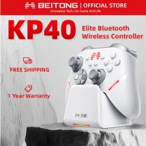 Controller wireless BEITONG KP40 Elite per PC/Switch/iOS/Android/Steam, joystick TMR regolabile, trigger TMR, gamepad Pro 1000Hz
