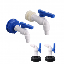 Valvola adattatore per rubinetto serbatoio IBC S60X6 Filettatura grossolana Válvulas a collegamento rapido da giardino Raccordi Sostituzione rubinetto serbatoio acqua