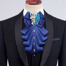 Original High-End-Fliege für Herren, Hochzeitskragen, Blume, handgefertigter Schmuck, Geschenke, französischer Business-Anzug, Hemd-Accessoires, Fliege