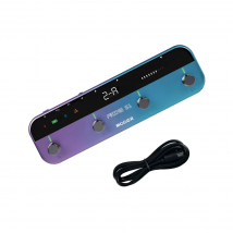 MOOER Prime S1 Intelligent Pedal Stereo，Stereo Electric Guitar Pedals with Wireless Footswitch Controller，Drum Machine Control