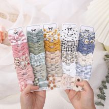 RAINBOW BOWS 10 Teile/satz Handgemachte Stoff Gedruckt Haarspange Boutique Mini Pony Bogen Haar Clip Ins Daisy Hairgripes 2025 Frühling Stil