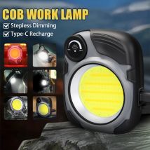 Eingebaute wiederaufladbare tragbare Laternen mit Magnet/Haken, multifunktionale Outdoor-Camping-Notfall-Arbeitstaschenlampe
