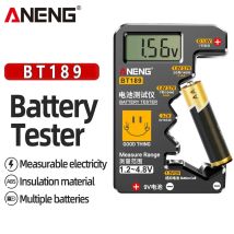 ANENG BT189 Knopfzelle Tester 9V N D C AA AAA Universal Haushalt LCD Display Batterie Tester Power Bank detektoren Werkzeuge