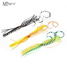 MNFT 3 oder 6 Bündel leuchtender Silikonkautschukrock für Meeresangeln, Anhänger, Ersatzschieber, Jigs, Oktopus, Madai, Tintenfisch, Jigging, DIY